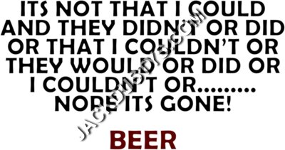 Its Not That I...